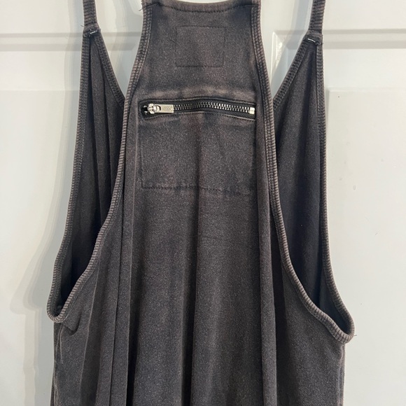 Free people hot shot onsie washed Black Lightweight Harem Jumpsuit with Pockets - Picture 6 of 6